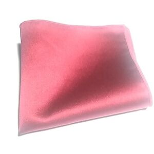 deep red satin pocket square